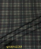 Augustus Luxury Checks Stretchable Suiting Fabric for Suits & Blazers
