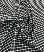 Raymond Small Black & White 100% Premium Cotton Shirt Fabric