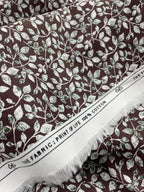 Floral Print Giza Cotton Fabric for Men's Shirt