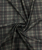 Augustus Luxury Checks Stretchable Suiting Fabric for Suits & Blazers