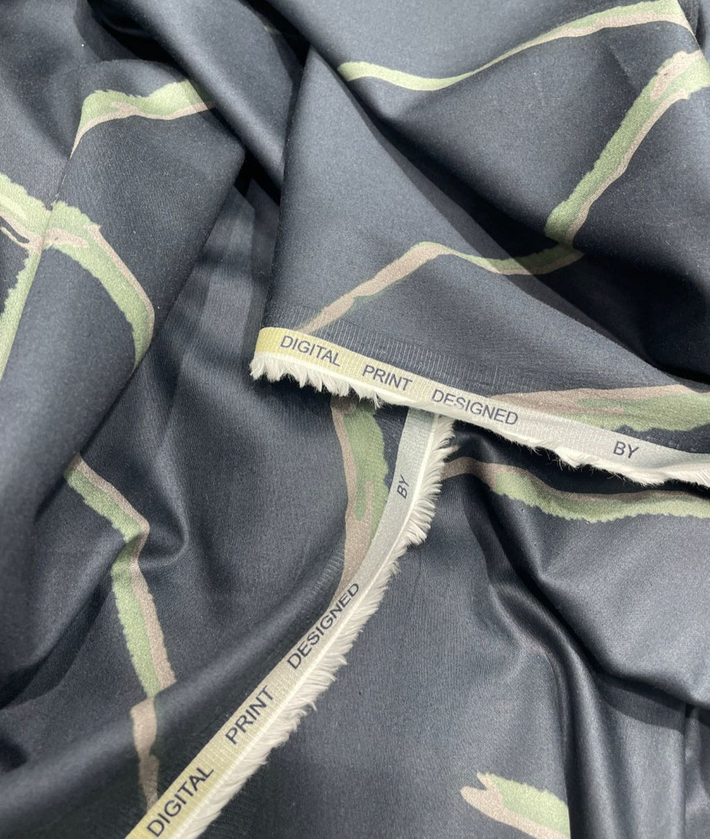 Venerdi Italy Printed Luxury Giza Cotton Fabric for Men's Shirt