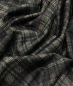 Augustus Luxury Checks Stretchable Suiting Fabric for Suits & Blazers