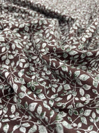 Floral Print Giza Cotton Fabric for Men's Shirt