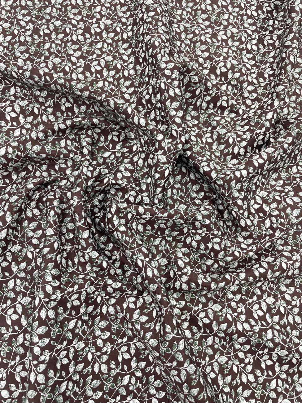 Floral Print Giza Cotton Fabric for Men's Shirt