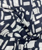 Abstract Print Premium Cotton Fabric for Men's Shirt
