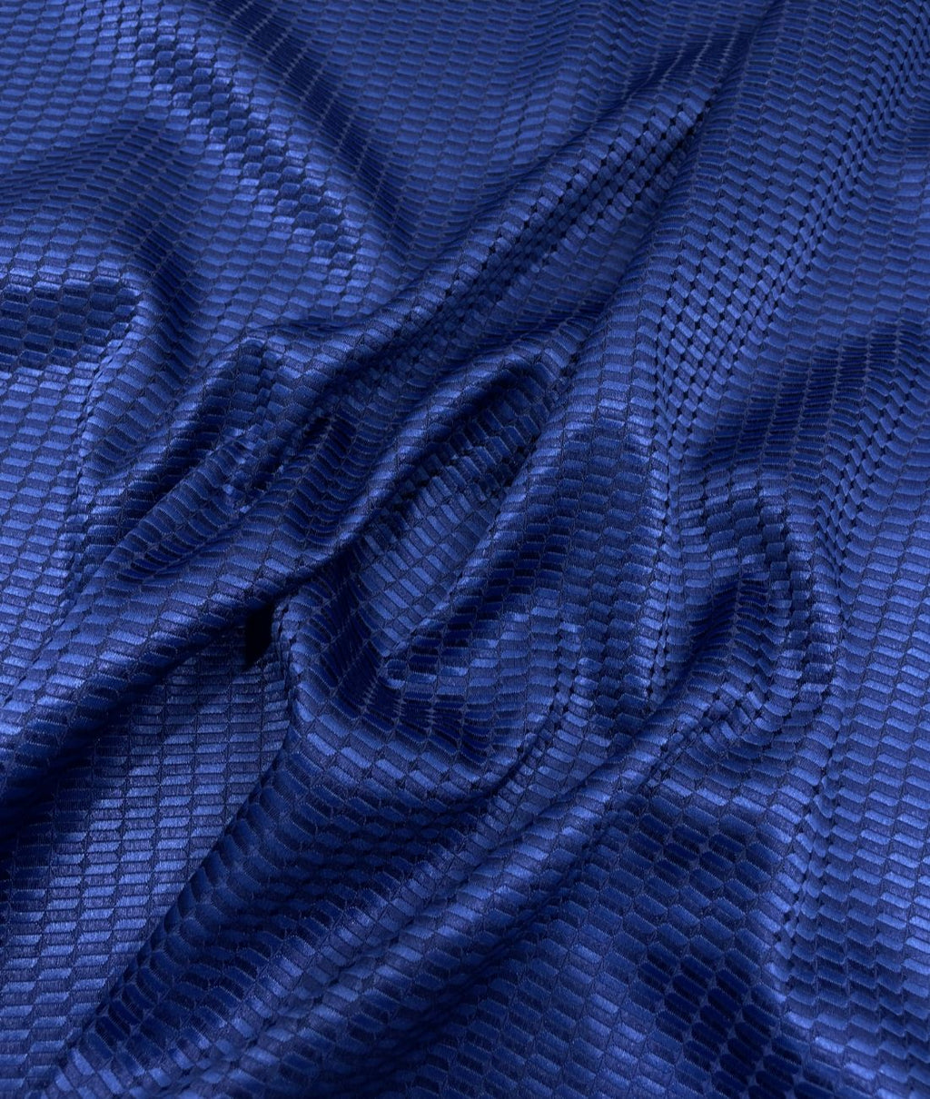 Blue Designer Suiting Fabric