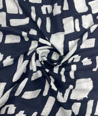 Abstract Print Premium Cotton Fabric for Men's Shirt