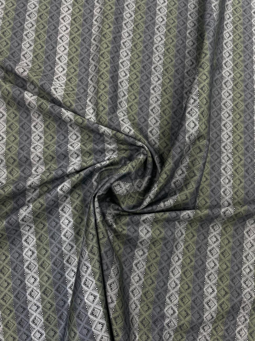 Luxury Printed Shirt Fabric for Men's Shirt