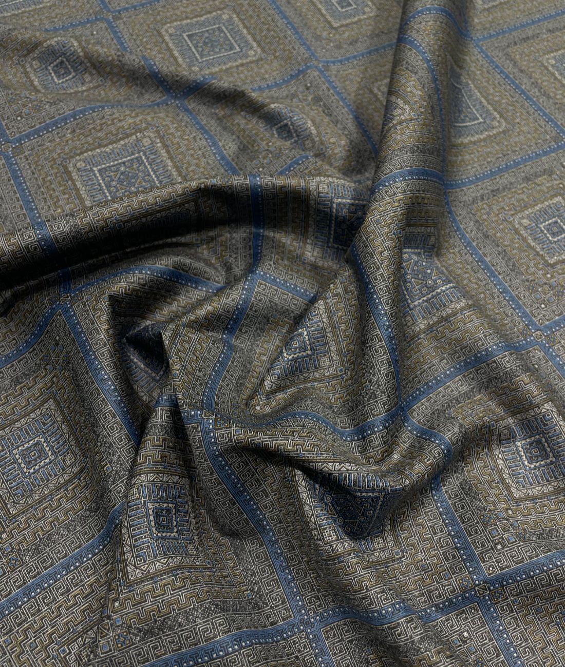 J.Hampstead Printed Luxury Giza Cotton 2 Ply Fabric for Shirt