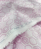 Birla Century Lavender Abstract Printed Luxury 2Ply Giza Cotton Fabric for Men's Shirt