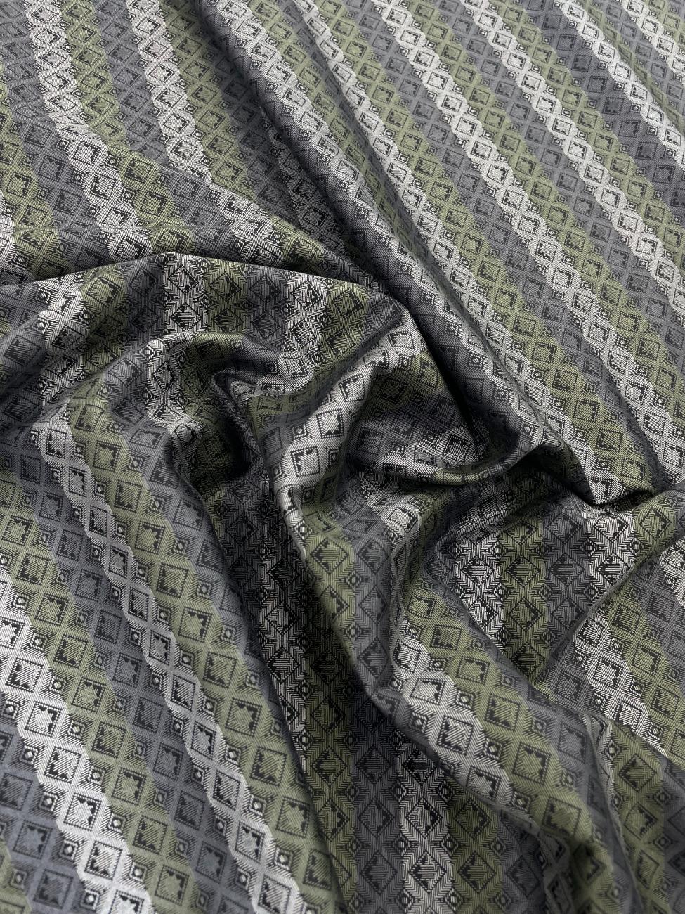 Luxury Printed Shirt Fabric for Men's Shirt