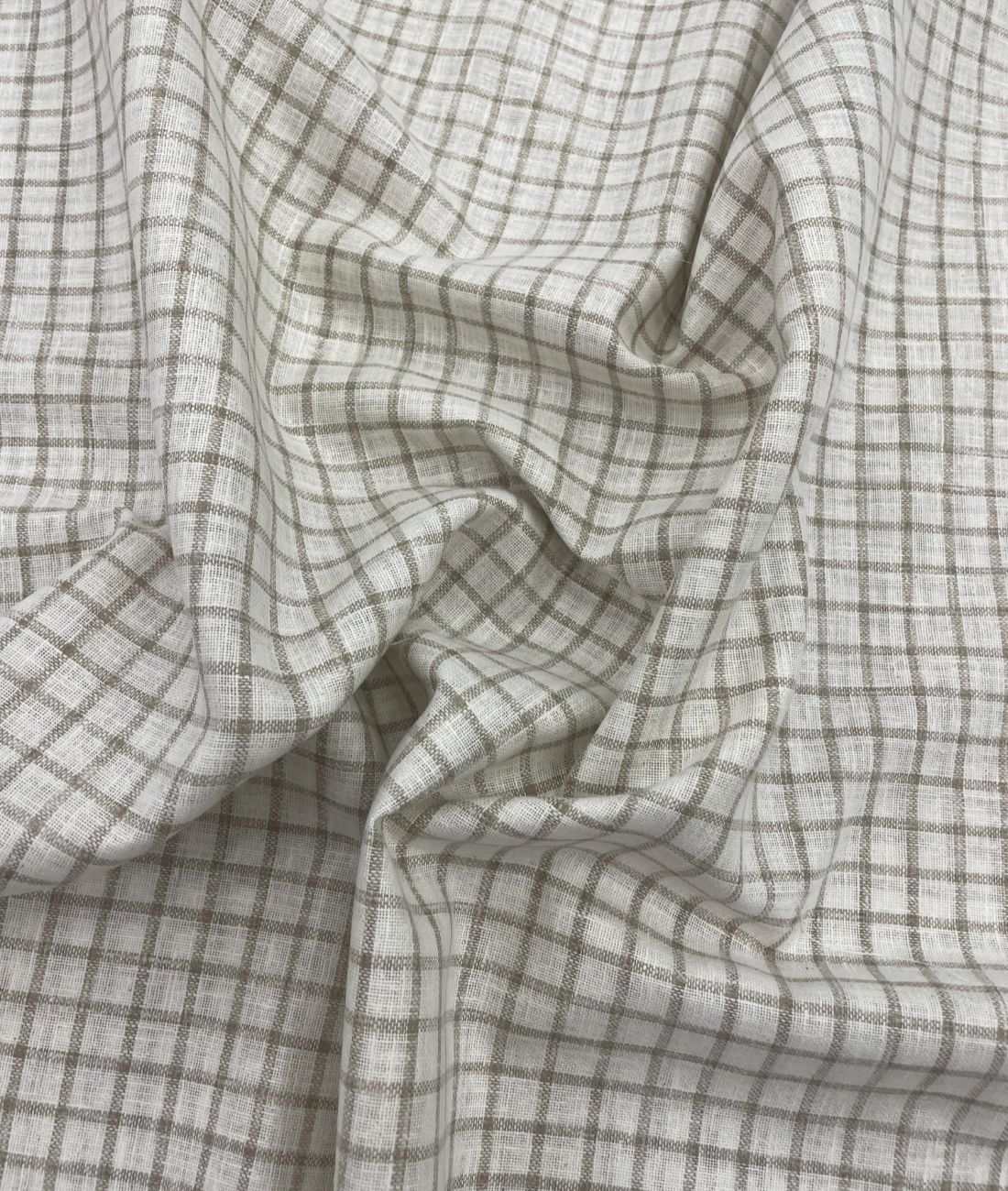 Small Checks Linen Fabric for Shirt & Kurta