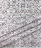 Birla Century Lavender Abstract Printed Luxury 2Ply Giza Cotton Fabric for Men's Shirt