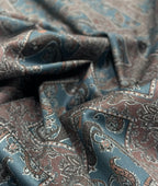 J.Hampstead Paisley Printed Luxury Giza Cotton Shirt Fabric