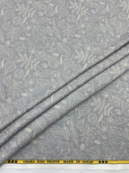 Brunello Ferragamo Leaves Print Giza Cotton Fabric for Men's Shirt