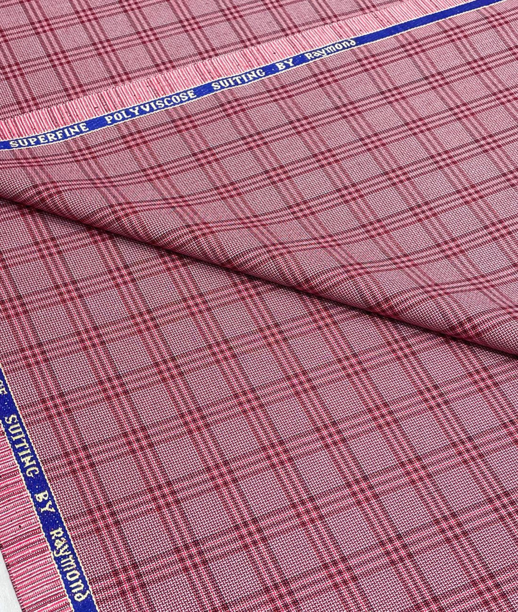 Raymonds Checks Suiting Fabric
