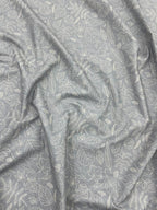 Brunello Ferragamo Leaves Print Giza Cotton Fabric for Men's Shirt