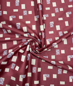 Arvind Tresca Graffiti Printed Luxury Giza Cotton Fabric for Men's Shirt