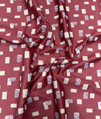 Arvind Tresca Graffiti Printed Luxury Giza Cotton Fabric for Men's Shirt