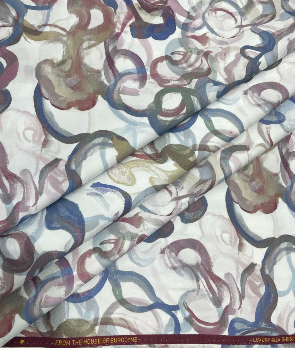 Burgoyne Exotic Printed Luxury Giza Cotton Fabric