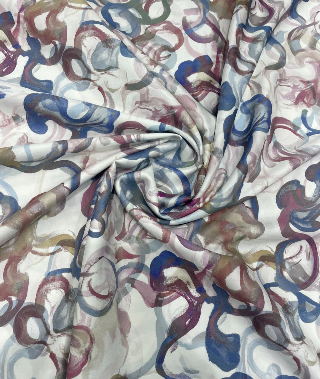 Burgoyne Exotic Printed Luxury Giza Cotton Fabric