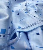 Arvind Tresca Graffiti Printed Luxury Giza Cotton Fabric for Men's Shirt