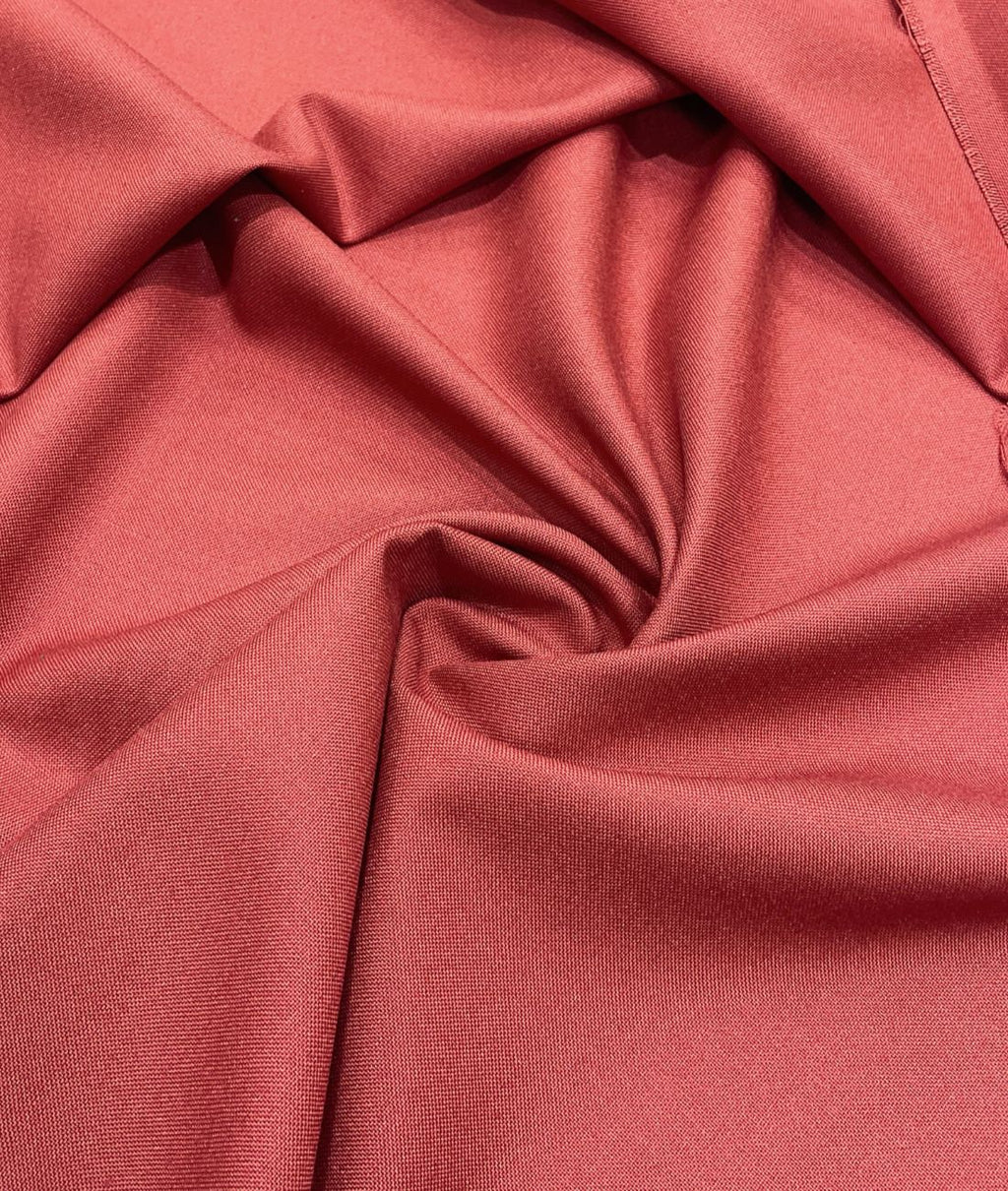Ocm Orange Wool Blend Suiting Fabric