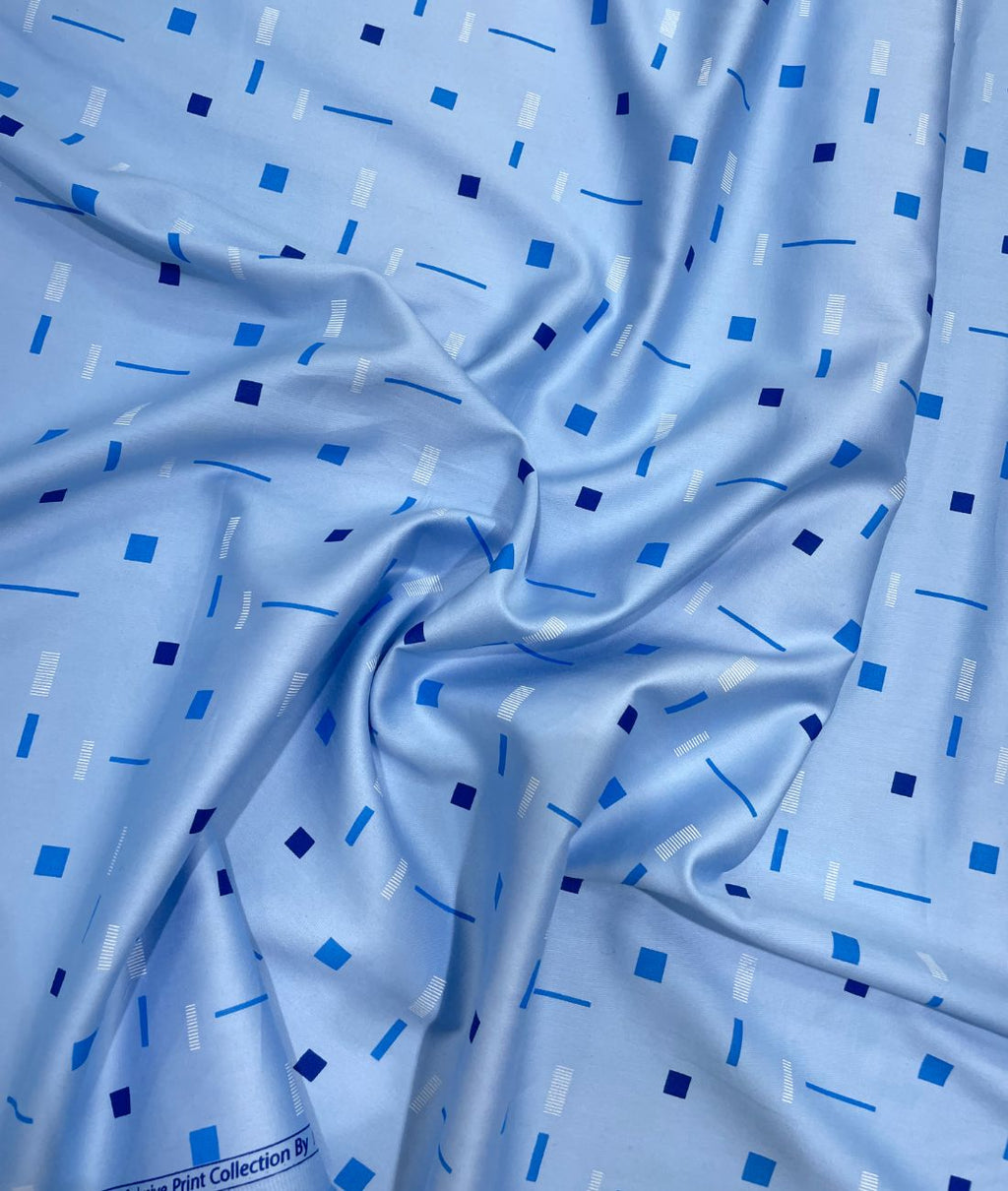 Arvind Tresca Graffiti Printed Luxury Giza Cotton Fabric for Men's Shirt