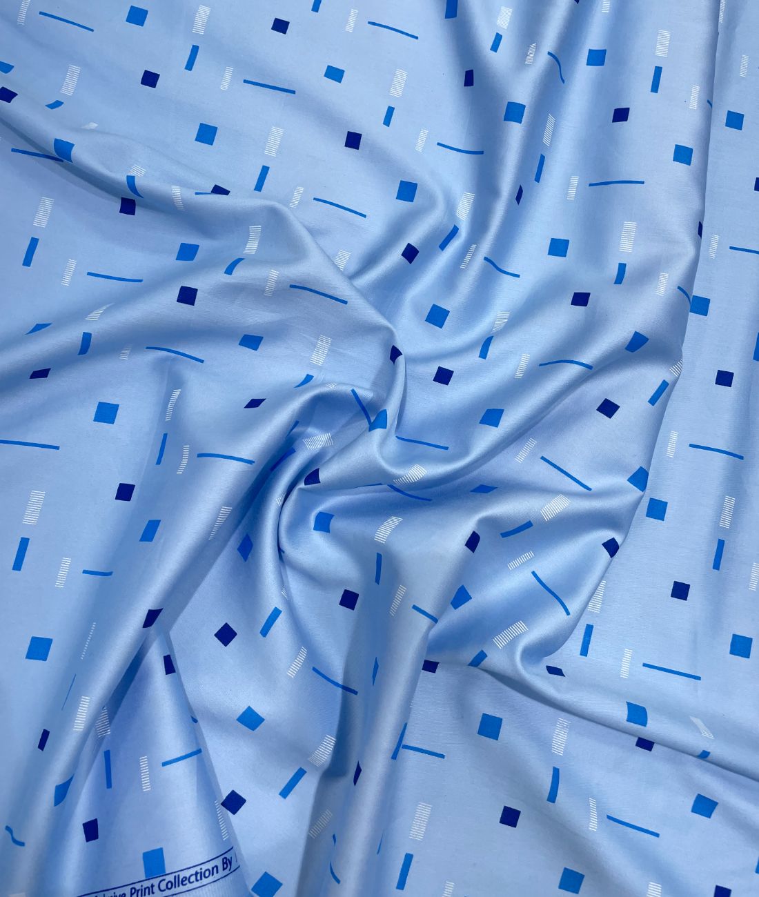 Arvind Tresca Graffiti Printed Luxury Giza Cotton Fabric for Men's Shirt