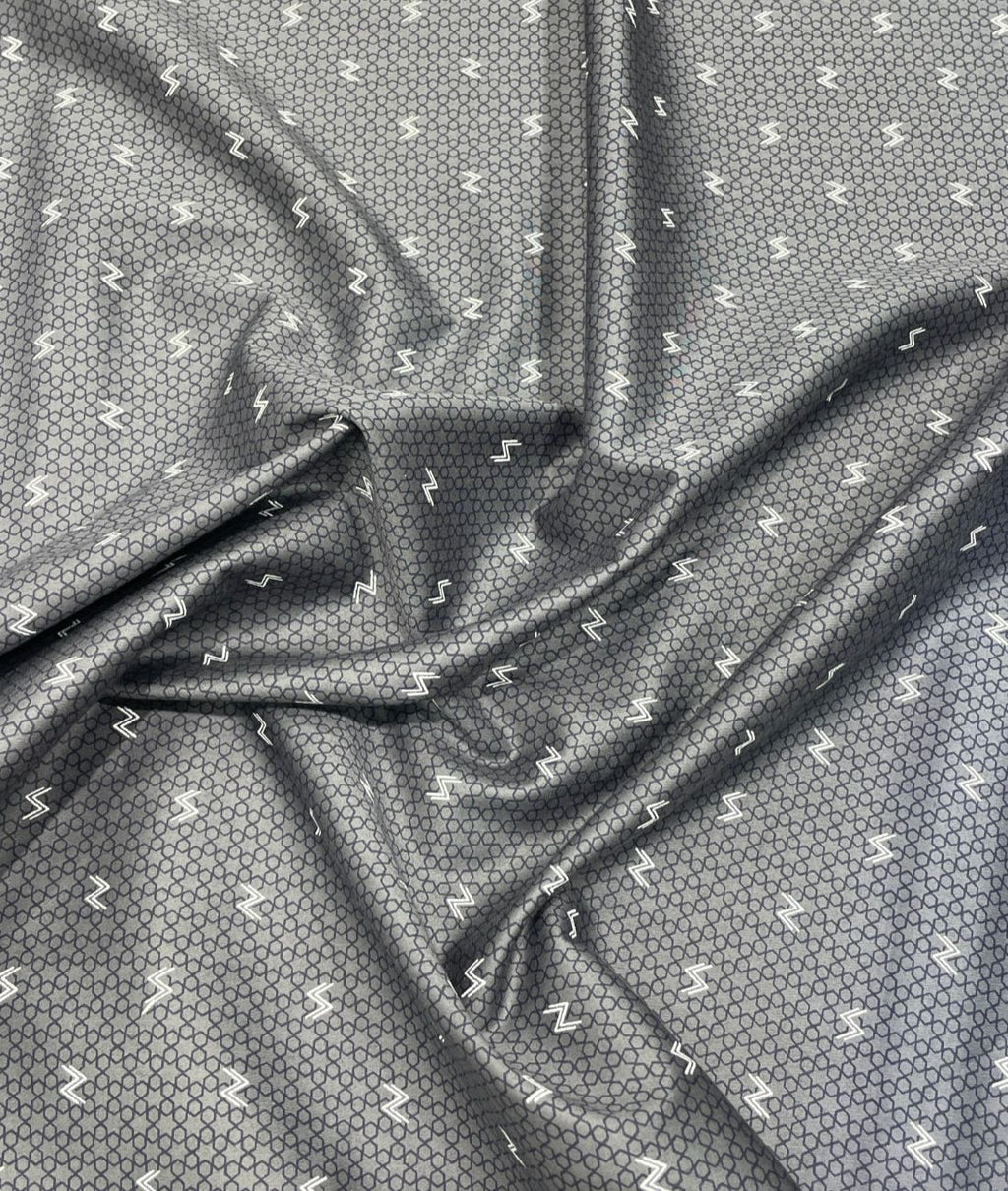 Birla Century Abstarct Printed Luxury Giza Cotton Fabric for Men's Shirt