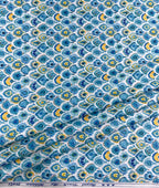Navsari Heavy Printed Anti Wrinkle Giza Cotton Fabric for Men's Shirt