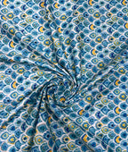 Navsari Heavy Printed Anti Wrinkle Giza Cotton Fabric for Men's Shirt