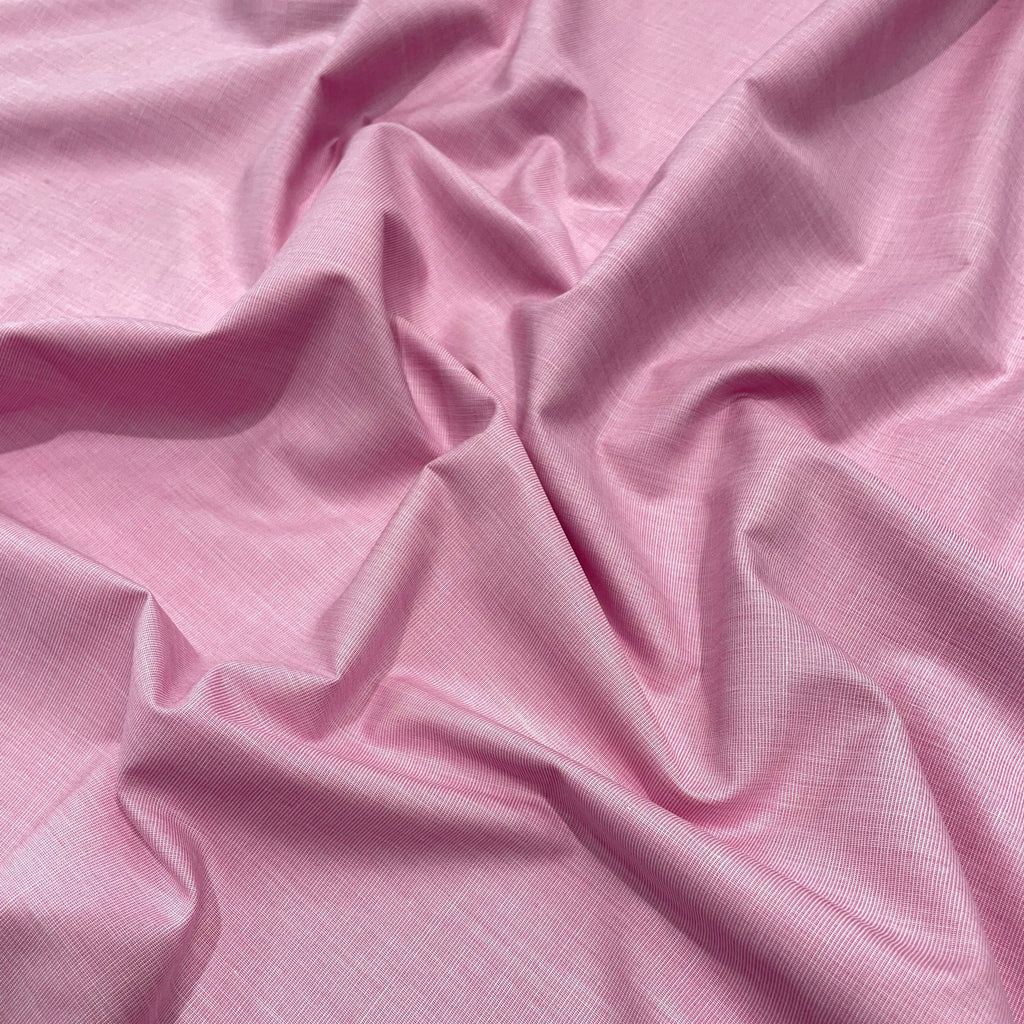 J.Hampstead Luxury Giza Cotton Baby Pink Men's Fabric