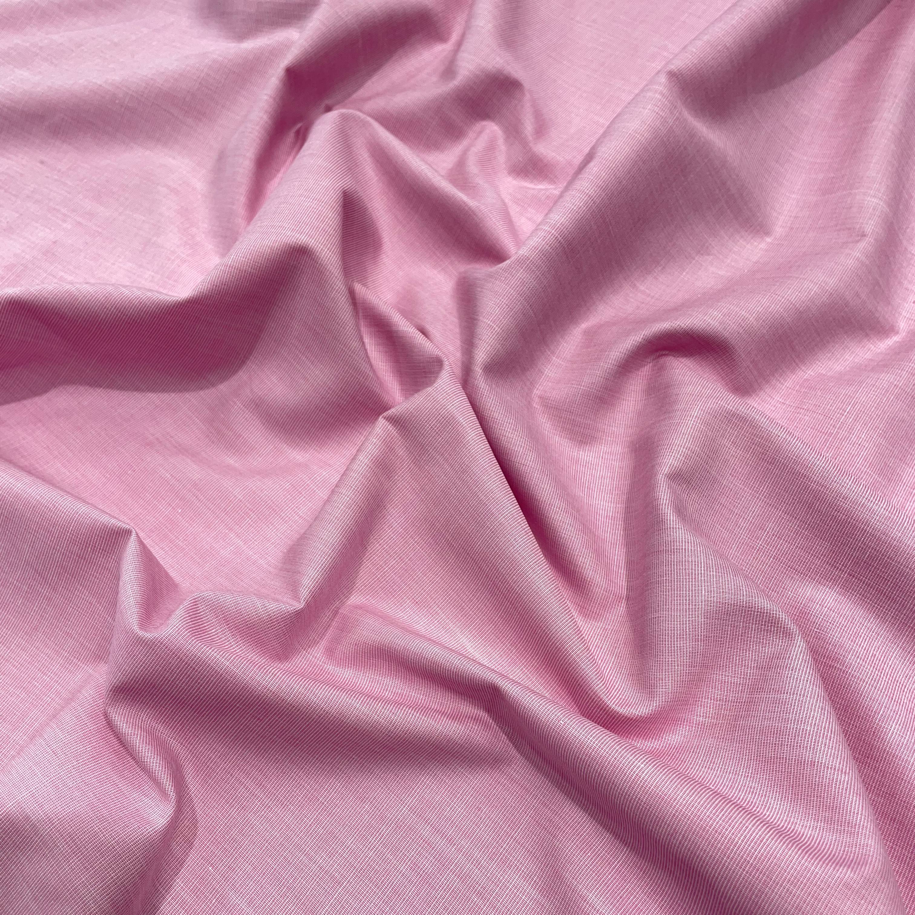 J.Hampstead Luxury Giza Cotton Baby Pink Men's Fabric