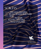 Soktas Stripe Made in Turkey Edition Luxury Giza Cotton Fabric