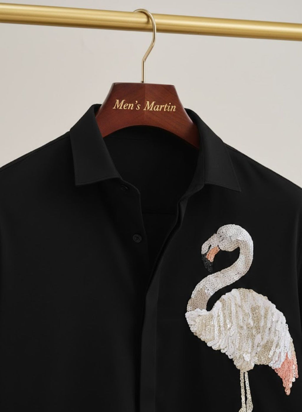 Designer Hand Embroidered Shirt Club Wear